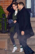 KRISTEN STEWART Visiting Julianne Moore in New York