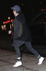 KRISTEN STEWART Visiting Julianne Moore in New York