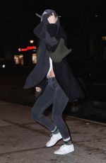KRISTEN STEWART Visiting Julianne Moore in New York