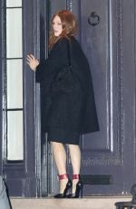 KRISTEN STEWART Visiting Julianne Moore in New York