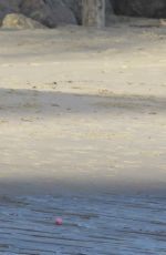 KRISTEN STEWART Walking Out at a Beach in Malibu
