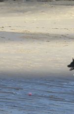 KRISTEN STEWART Walking Out at a Beach in Malibu