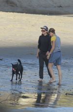 KRISTEN STEWART Walking Out at a Beach in Malibu