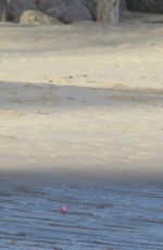KRISTEN STEWART Walking Out at a Beach in Malibu