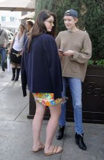 LANA DEL REY and Her Sister CAROLINE GRANT Out for Lunch at Il Pastaio