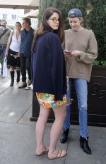 LANA DEL REY and Her Sister CAROLINE GRANT Out for Lunch at Il Pastaio