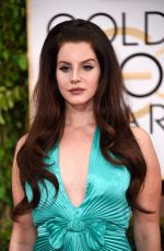 LANA DEL REY at 2015 Golden Globe Awards in Beverly Hills