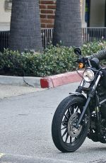 LANA DEL REY Out for Motorcycle Ride in Malibu