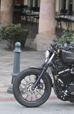 LANA DEL REY Out for Motorcycle Ride in Malibu
