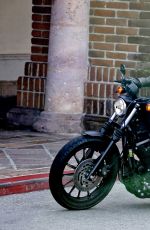 LANA DEL REY Out for Motorcycle Ride in Malibu