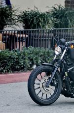 LANA DEL REY Out for Motorcycle Ride in Malibu