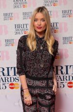 LAURA WHITMORE at Brit Awards 2015 Nominations Launch in London