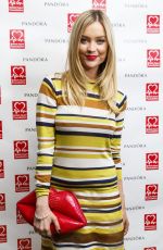 LAURA WHITMORE at Pandora and BHF Afternoon Tea in London
