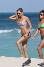 LAUREN STONER in Bikini at a Beach in Miami 2901