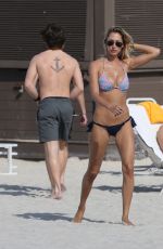 LAUREN STONER in Bikini at a Beach in Miami 2901