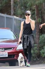 LEA MICHELE and BECCA TOBIN Out Hiking in Los Angeles