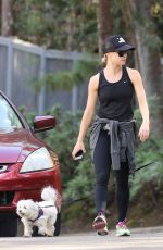 LEA MICHELE and BECCA TOBIN Out Hiking in Los Angeles