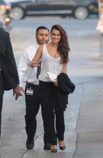 LEA MICHELE Arrives at Jimmy Kimmel Live! 2101
