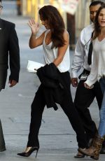 LEA MICHELE Arrives at Jimmy Kimmel Live! 2101