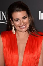 LEA MICHELE at Instyle and Warner Bros Golden Globes Party in Beverly Hills