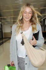 LEANN RIMES Arrives at Los Angeles International Airport