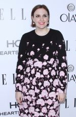 LENA DUNHAM at 2015 Elle Women in Television Celebration in West Hollywood