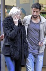 LENA GERCKE Out Shopping in Madrid