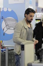 LENA GERCKE Out Shopping in Madrid
