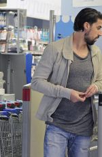 LENA GERCKE Out Shopping in Madrid