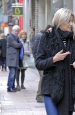 LENA GERCKE Out Shopping in Madrid