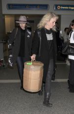 LILY COLLINS at Los Angeles International Airport 0901
