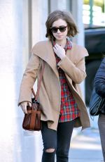 LILY COLLINS Out and About in Beverly Hills 1501