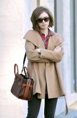 LILY COLLINS Out and About in Beverly Hills 1501