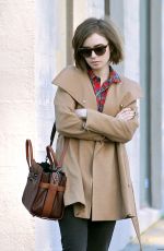LILY COLLINS Out and About in Beverly Hills 1501
