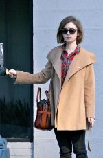 LILY COLLINS Out and About in Beverly Hills 1501