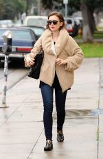 LILY COLLINS Out and About in Los Angeles 1001