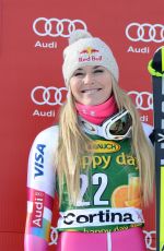 LINDSEY VONN at Audi FIS Alpine Ski World Cup Women