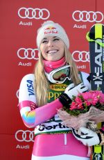 LINDSEY VONN at Audi FIS Alpine Ski World Cup Women