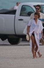 LOUISE REDKNAPP on the Beach in Miami 0401
