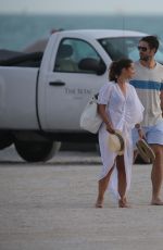 LOUISE REDKNAPP on the Beach in Miami 0401