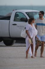 LOUISE REDKNAPP on the Beach in Miami 0401