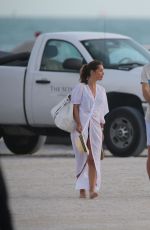 LOUISE REDKNAPP on the Beach in Miami 0401
