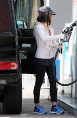 LUCY HALE at Coffee Shop and Gas Station in Hollywood