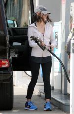 LUCY HALE at Coffee Shop and Gas Station in Hollywood