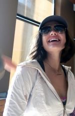 LUCY HALE at Coffee Shop and Gas Station in Hollywood
