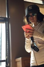 LUCY HALE at Coffee Shop and Gas Station in Hollywood