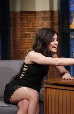 LUCY HALE at Late Night with Seth Meyers in New York