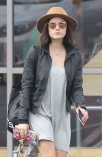 LUCY HALE Leaves Urban Outfitters in Los Angeles