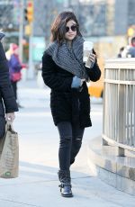 LUCY HALE Out and About in New York 0501