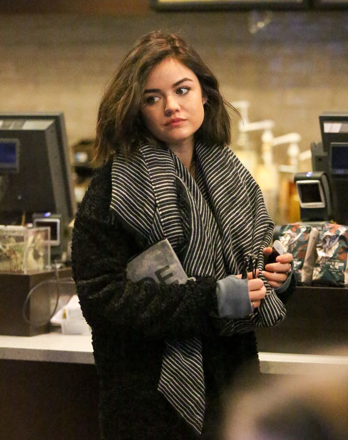 LUCY HALE Out and About in New York – HawtCelebs